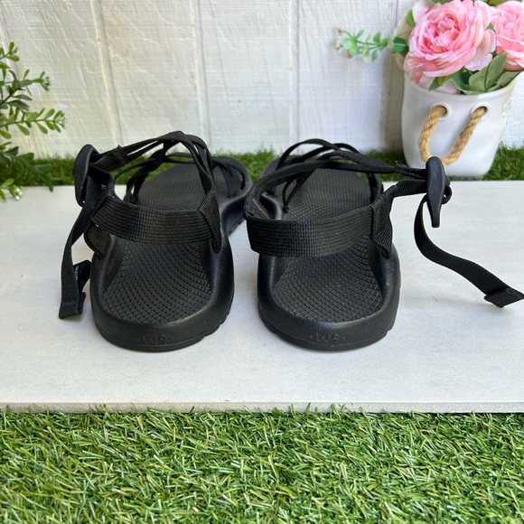 CHACO Z Cloud X 1 black ADJUSTABLE STRAPS CUSHIONED SANDAL classic size 9 women - Picture 11 of 14